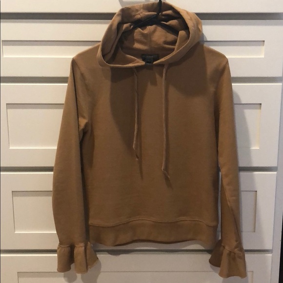 J Crew Ruffle Sleeve Hoodie | Poshmark
